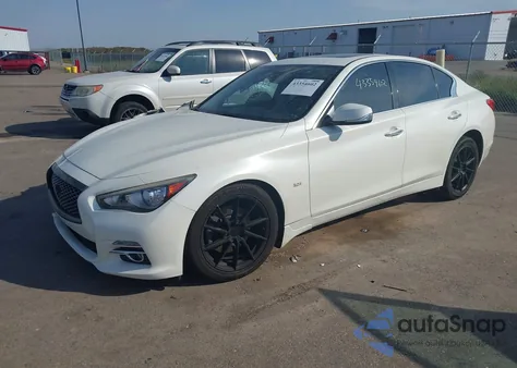 2016 Infiniti Q50 3.0T Premium/3.0T Sport from USA, damaged, VIN JN1EV7AR6GN344574